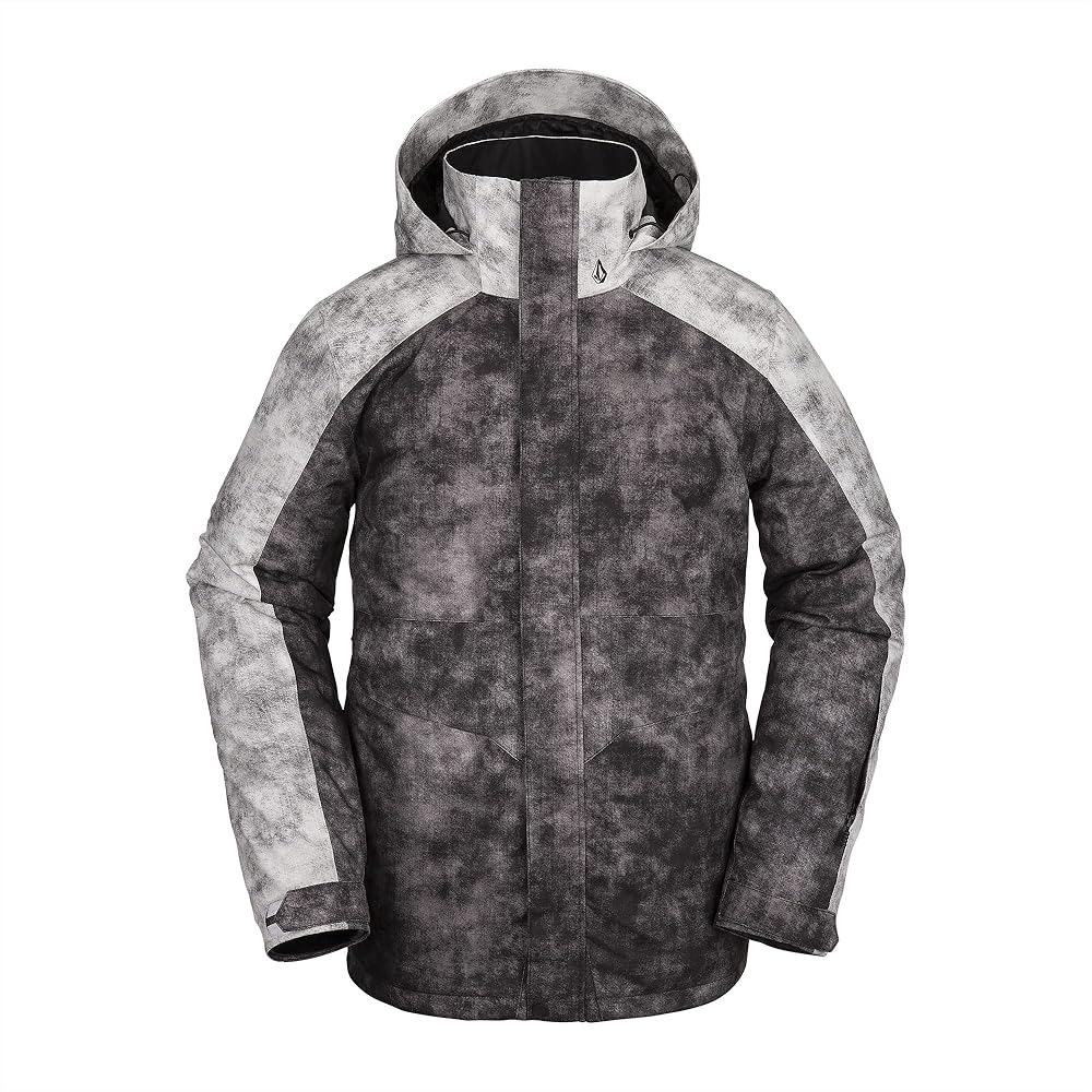 Volcom Men's SCORTCH Insulated Snow Jacket, Acid Black, X-Small at