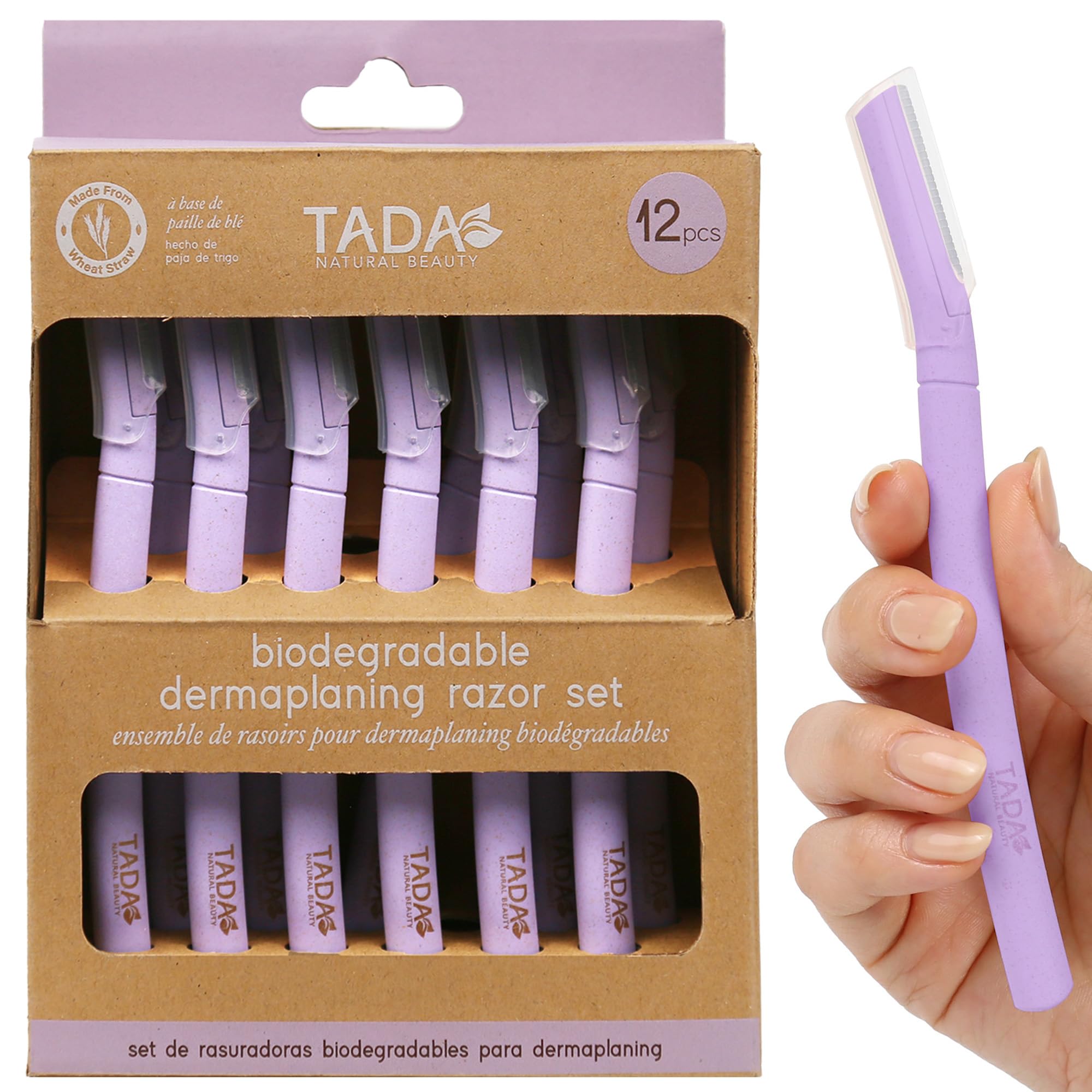 Amazon.com: TADA BEAUTY Biodegradable Dermaplaning Tool 12pk, Face