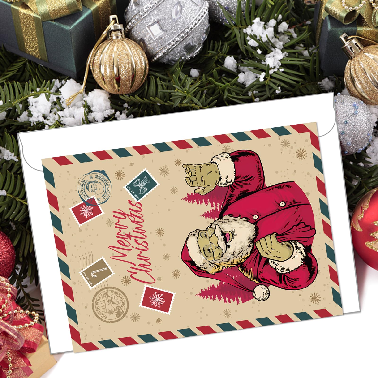 Cartoline Natalizie Mecctuck Biglietti Auguri Di Natale, 36 Pezzi Biglietti  Di Natale Biglietti Auguri Natale, image size:1600x1600