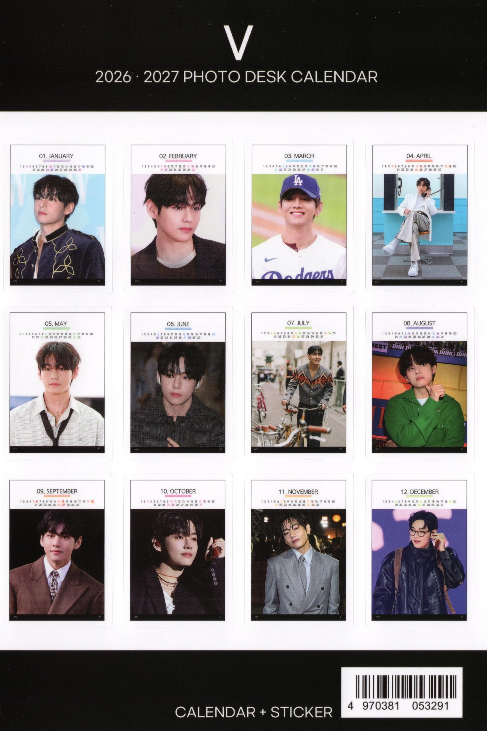 Amazon.co.jp: V テテ グッズ 卓上 カレンダー (写真集 カレンダー