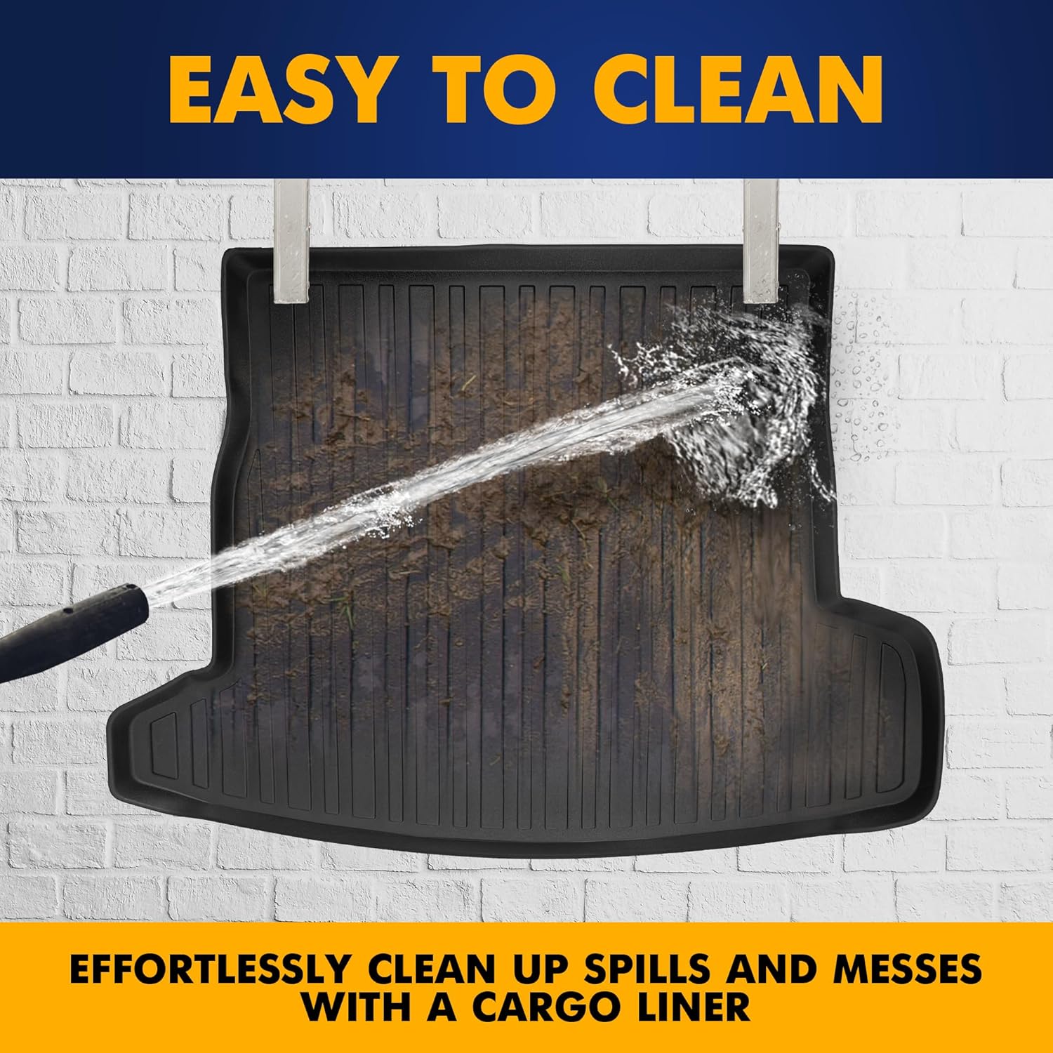 Premium Cargo Liner for Alfa Romeo Stelvio 2018-2025 Without Subwoofer 100% Protection - Custom Fit Car Trunk Mat - Black Cargo Mat - 3D Shaped Laser Measured Trunk Liners