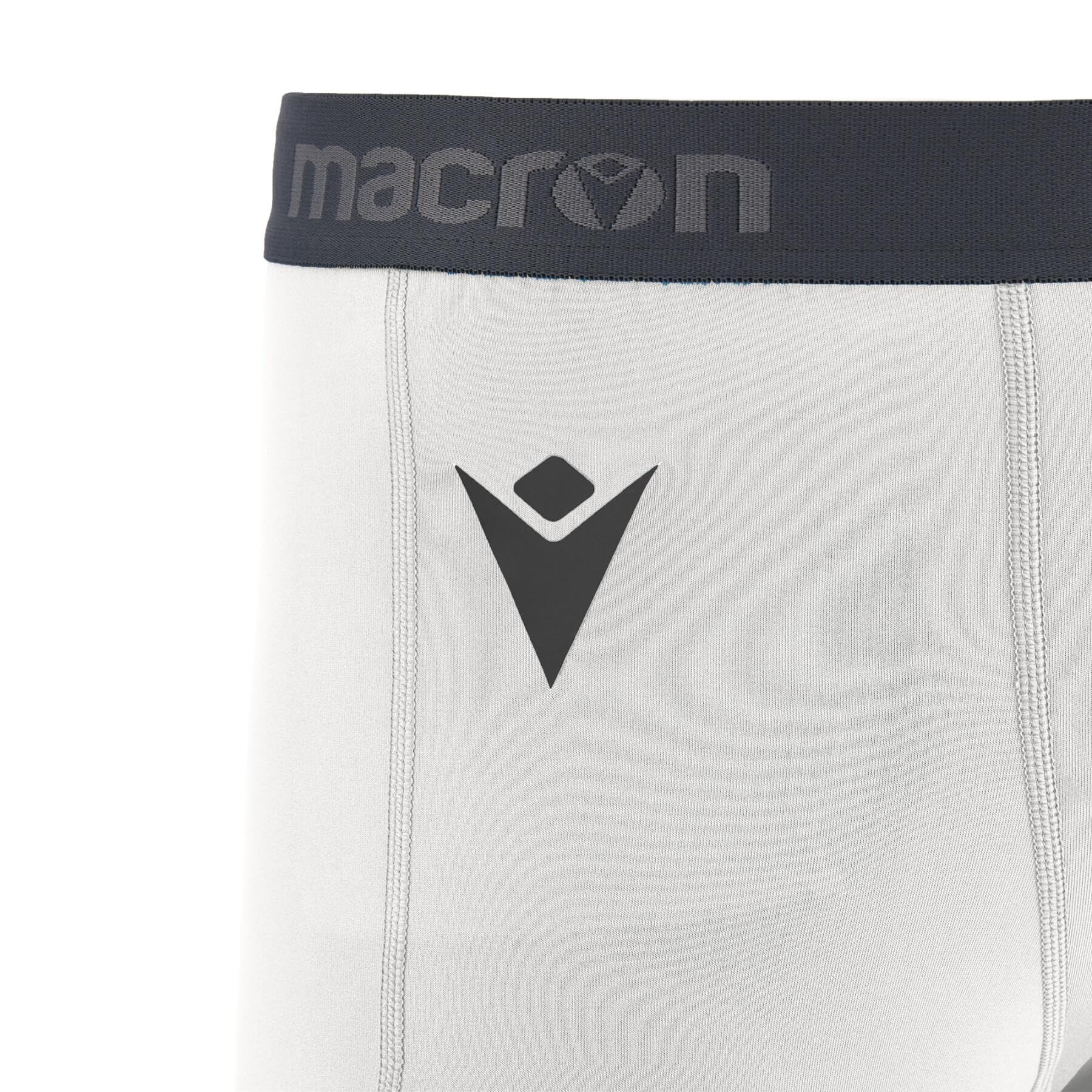Macron Bermuda Scaldamuscoli Oak Calcio Sport (Bianco)