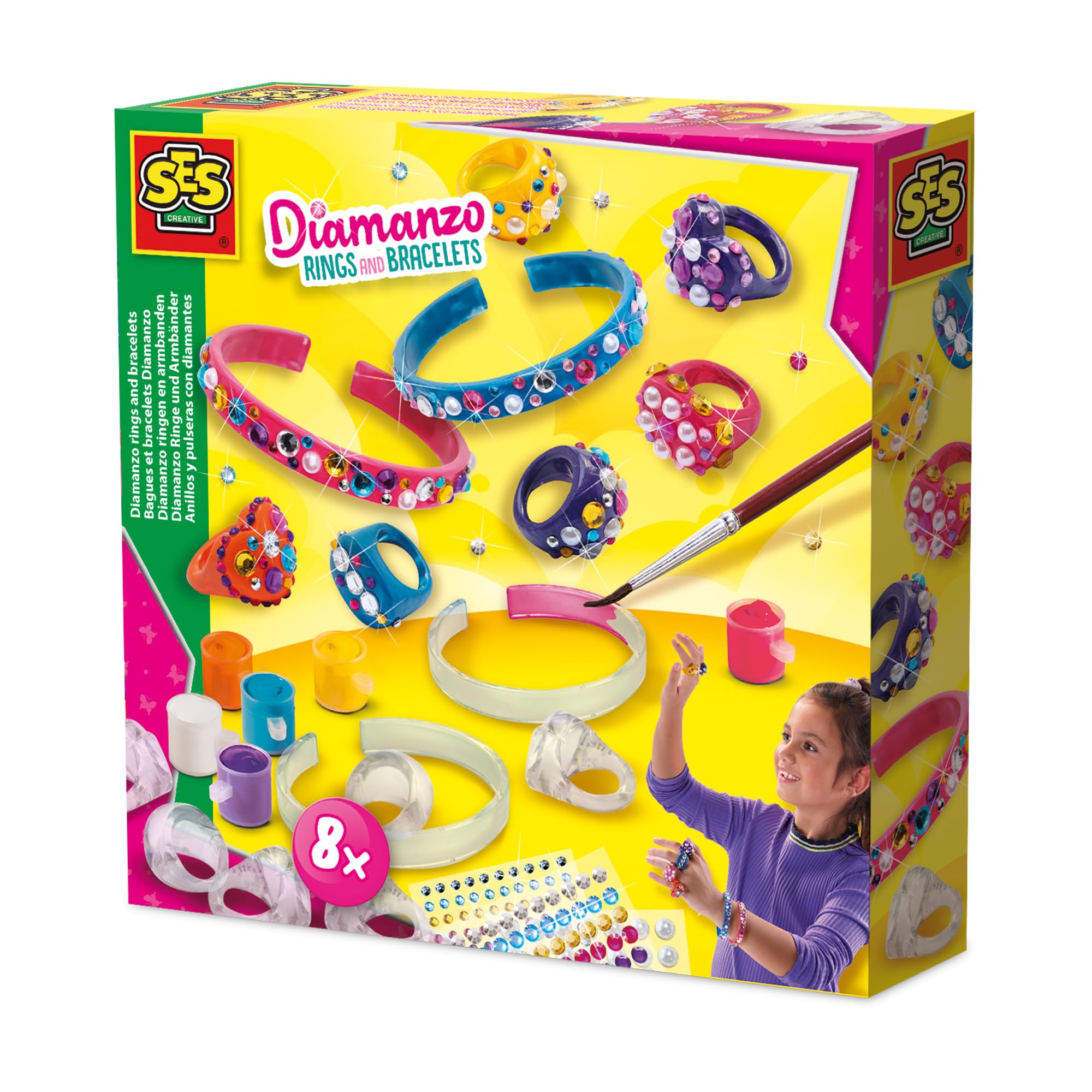 SES Creative 14706 Diamanzo Rings and Bracelets