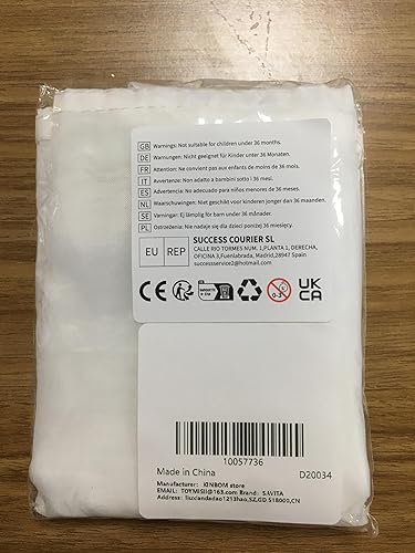 Miniatura 7 de Savita 2 bolsas de repuesto para aspiradora de piscina de 8 x 12 pulgadas, cordón de cierre y cierre de red para aspiradora de hojas de piscina,