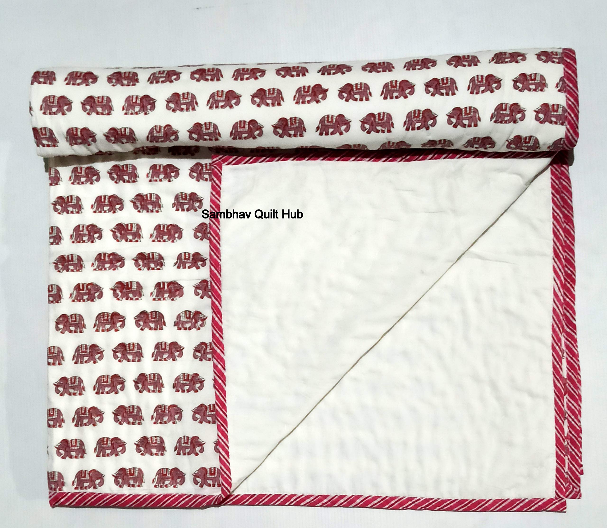 Colcha reversible de algodón con retazos acolchados, manta para bebés y niños pequeños, manta para bebé, multicolor, unisex, regalo para bebé, decoración india, súper suave y cálida para sofá y sofá,