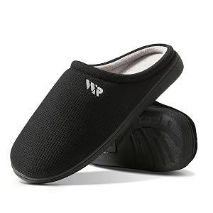 Mens Memory Foam Slippers Slip On Warm Shoes House Shoes Indoor Outdoor