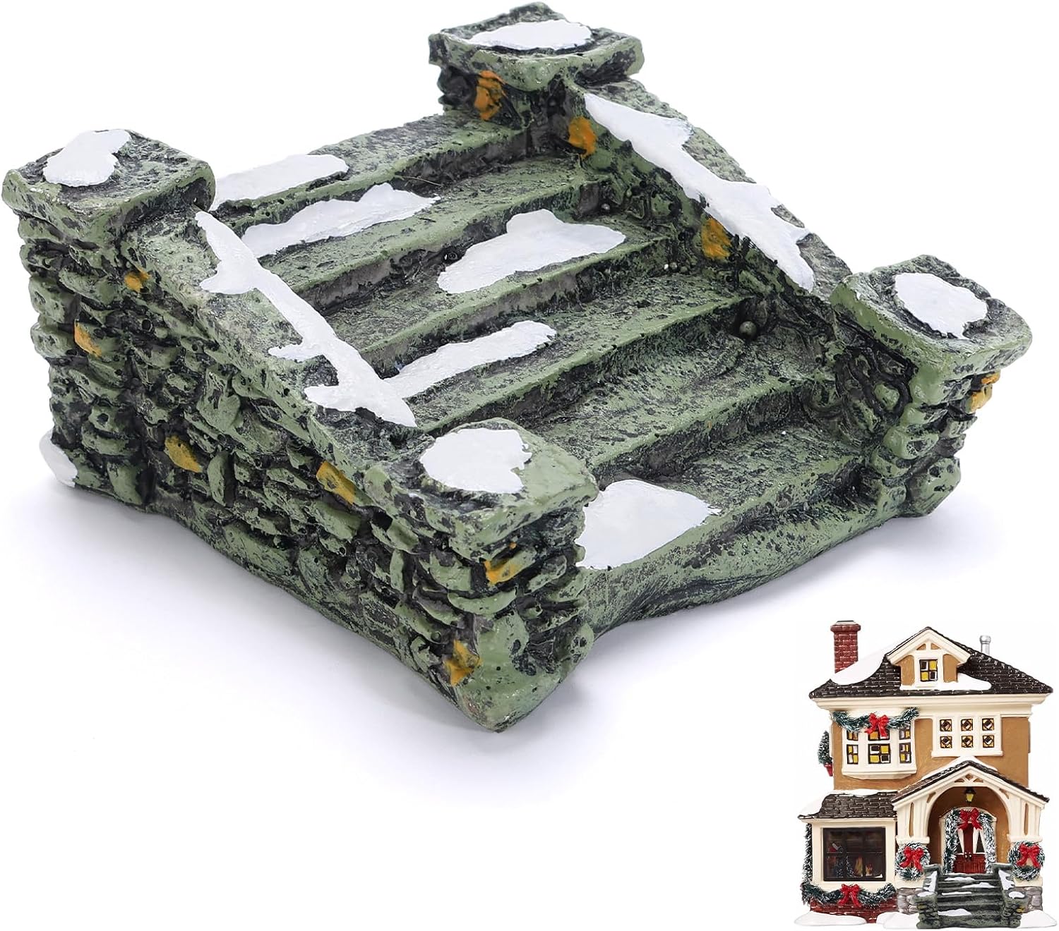 1Pcs Limestone Steps for Department 56 Village Accessory