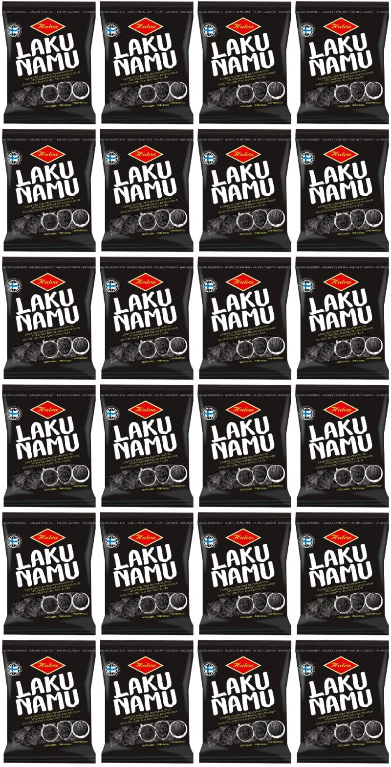 Halva Lakunamu Original Lakritze 24 Pack of 140g