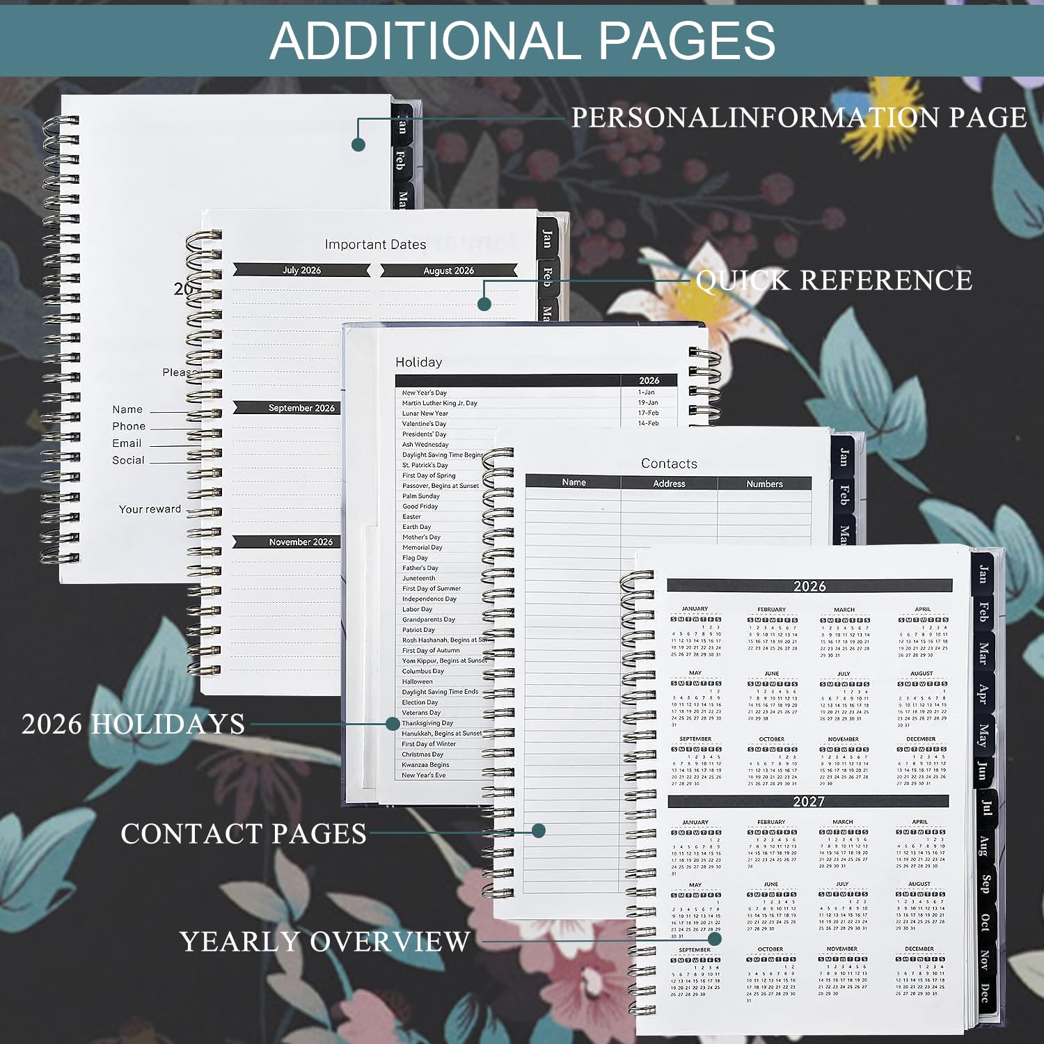 Snapklik.com : 2026 Planner - 2026 Weekly And Monthly Planner, Planner ...