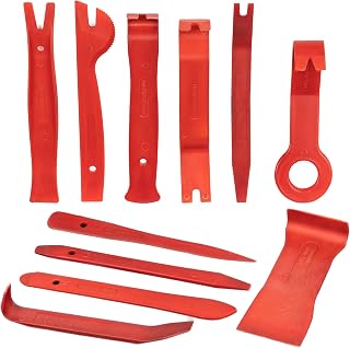 SunplusTrade 11 PCS Nylon Auto Trim Removal Tool Kit, No-Scratch Pry Tool Kit for Car Interior Door Clip Plastic Panel & Audio Dashboard Removal