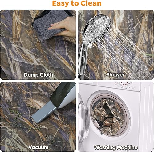 Miniatura 9 de KIMHY Funda XXL para asiento trasero de automóvil para perro (63 pulgadas de ancho x 94 pulgadas de largo), funda de asiento de camión para perro