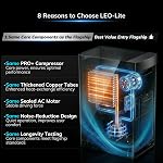 AEOCKY 74 Pint/D Energy Star Version 6.0 Dehumidifier, 4500 Sq.Ft Smart Compressor Dehumidifier with Drain Hose, Intelligent Humidistat,for Basement,Bedroom,Home,Bathroom