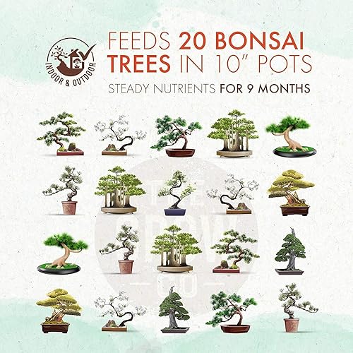 Fertilizante para bonsái, pellets suaves de liberación lenta para plantas, ideal para todas las plantas de árboles bonsái de interior y exterior en