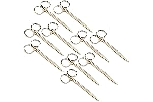 Iris Micro Dissecting Lab Sharp Scissors (10-Pack)