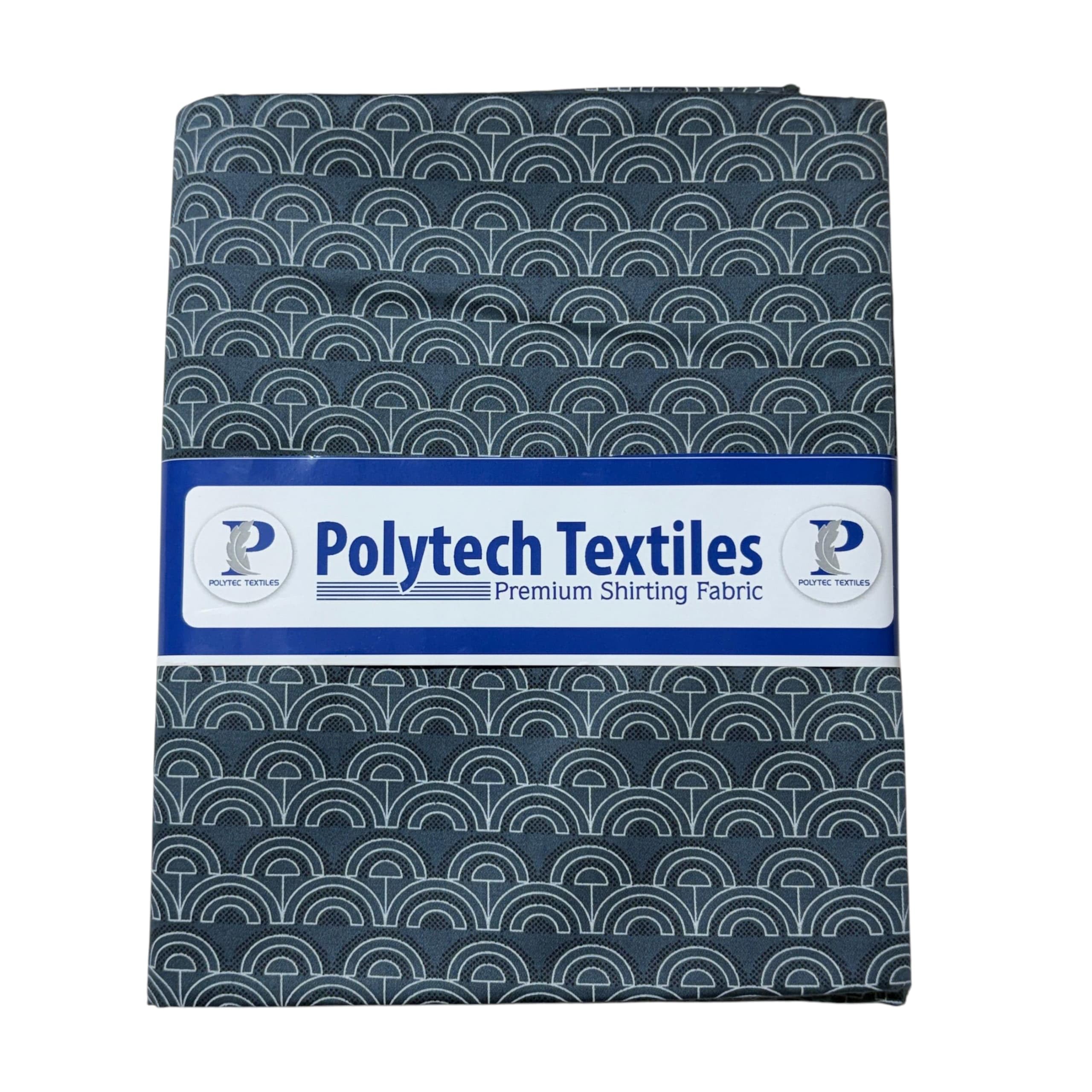 Polytech Textiles Premium Print Cotton Satin Fabric, 78-Grey Art Deco Pattern ***Free Small Bag***-picture-40