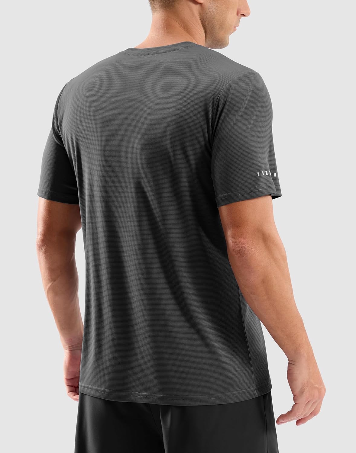Men's Workout Breathable T-Shirts Dry Fit UPF 50+ Sun Shirts Lightweight Cooling Tee for Athletic, Running, Hiking - Image 2