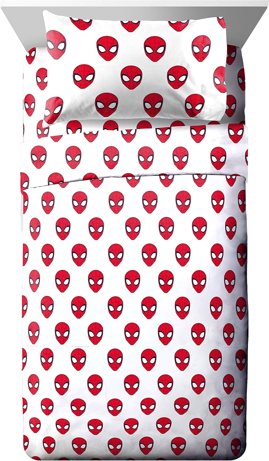 Jay Franco Marvel Spiderman Spidey Daze 5 Piece Full Bed Set - Includes Reversible Comforter & Sheet Set Bedding - Super Soft Fade Resistant Microfiber (Official Marvel Product) - Image 4