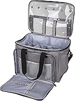 Vista 22 de ArtBin Needleworks - Bolsa de proyecto gris