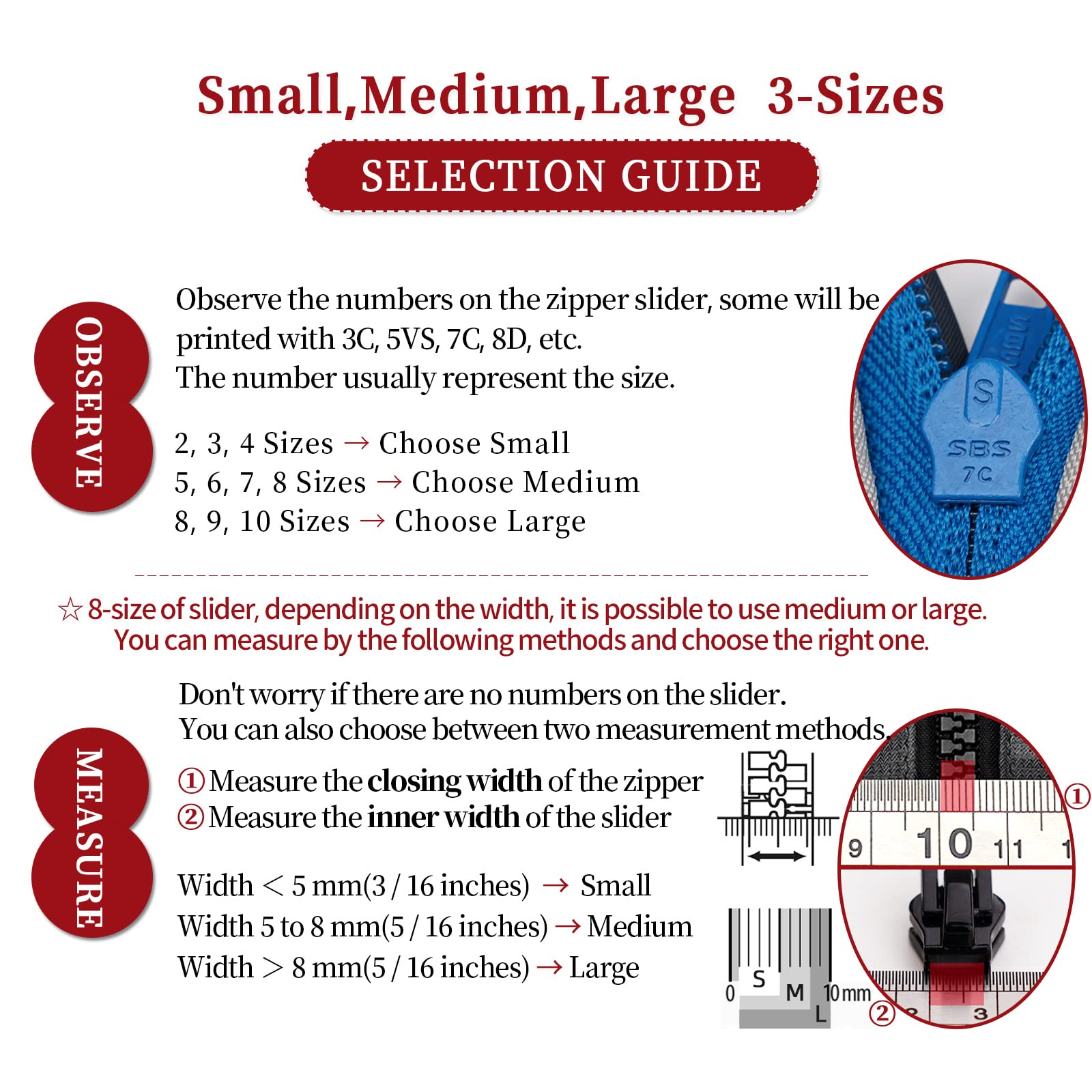 Instant Universal Zipper Repair Kit, Easy DIY FixnZip