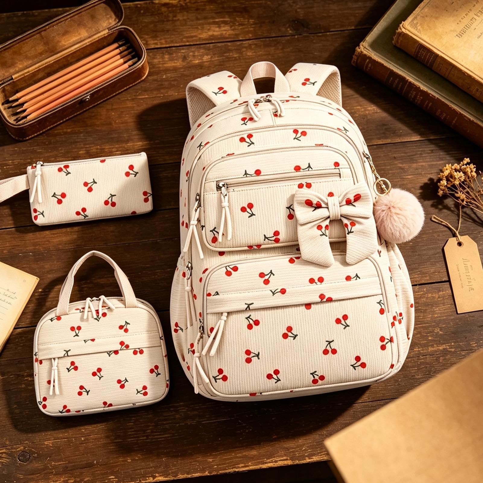 Mochila Escolar para Niños Set De 3 Piezas Impermeable Y Transpirable | Bolso Escolar Gran Capacidad Para Niñas Niños Preescolar Primaria Regreso A Clases Viajes Estudiantes Diario