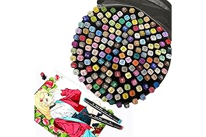 Alcohol Markers Set: 168 Dual Tip Markers for Artists