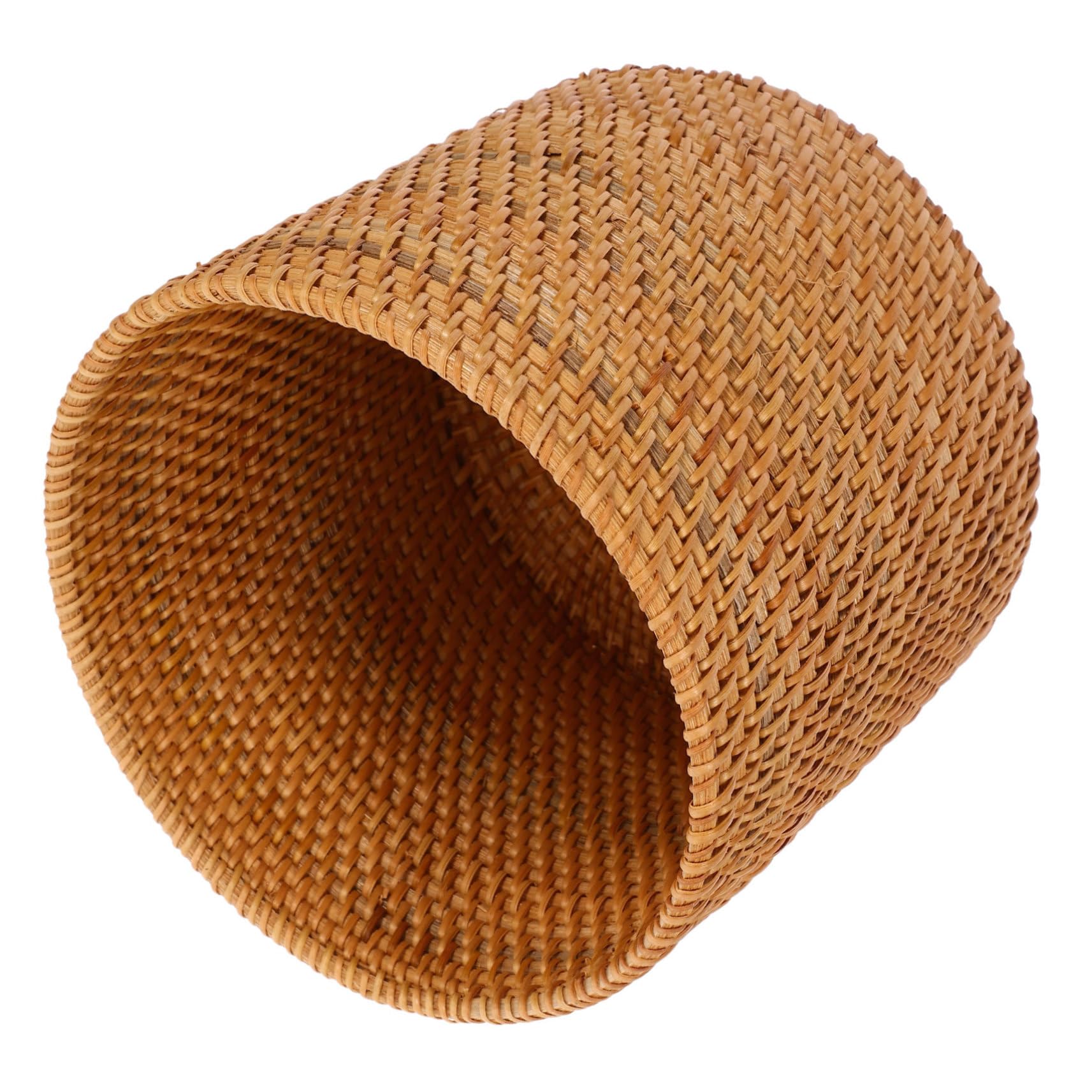 Panier rond en rotin imitation naturel de grande capacité pour fruits et snacks