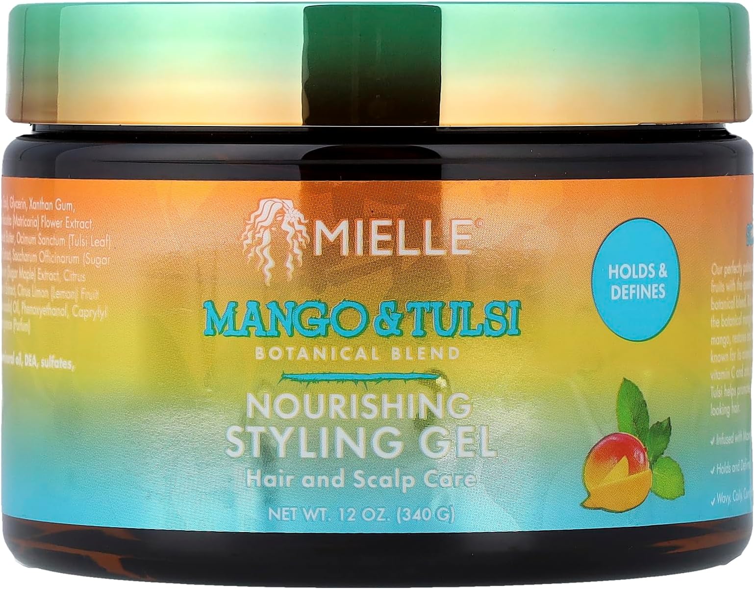 Nourishing Styling Gel Mango & Tulsi 12 Oz (Pack of 1)