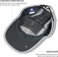 Vista 57 de GADIEMKENSD Sombrero reflectante plegable para exteriores, diseño sin estructura, protección solar UPF 50+, sombreros deportivos para mujeres