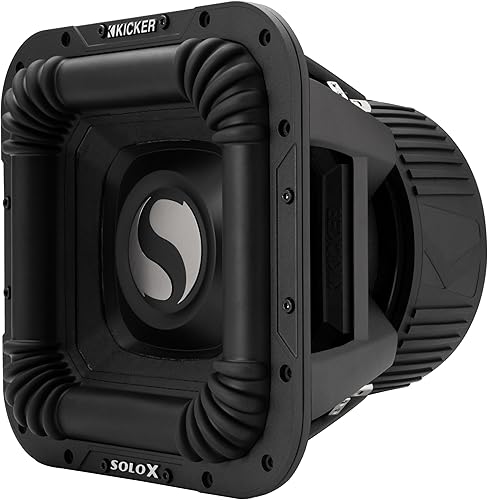 Miniatura 3 de Kicker 49L7X121 - SoloX L7X 12 pulgadas (11.8 in), bobina de 3", subwoofer de competencia de ferrita, 1-Ohm