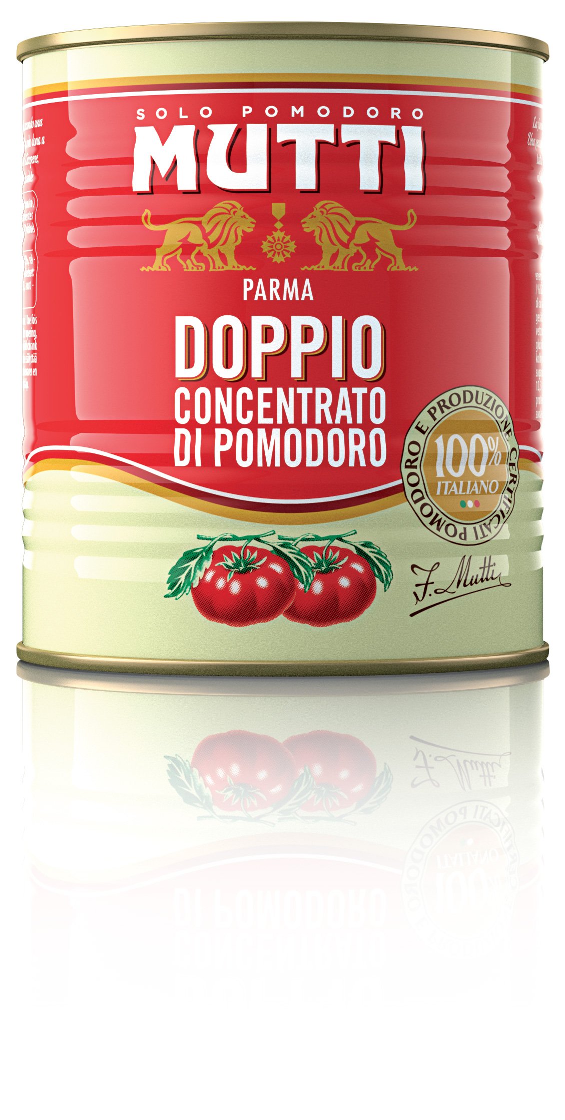 Mutti – Doppelkonzentrat Tomatenpüree, Tomatenkonzentrat, 880g, (6 Stück)
