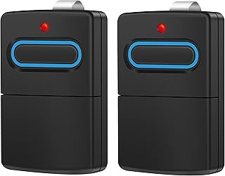 9 or 12 Dip Switch Remote GT90-1 AT90-1 GPT90-1 MAT90 GT912 for Genie&Overhead Door Garage Door Opener (Blue 2Pak)