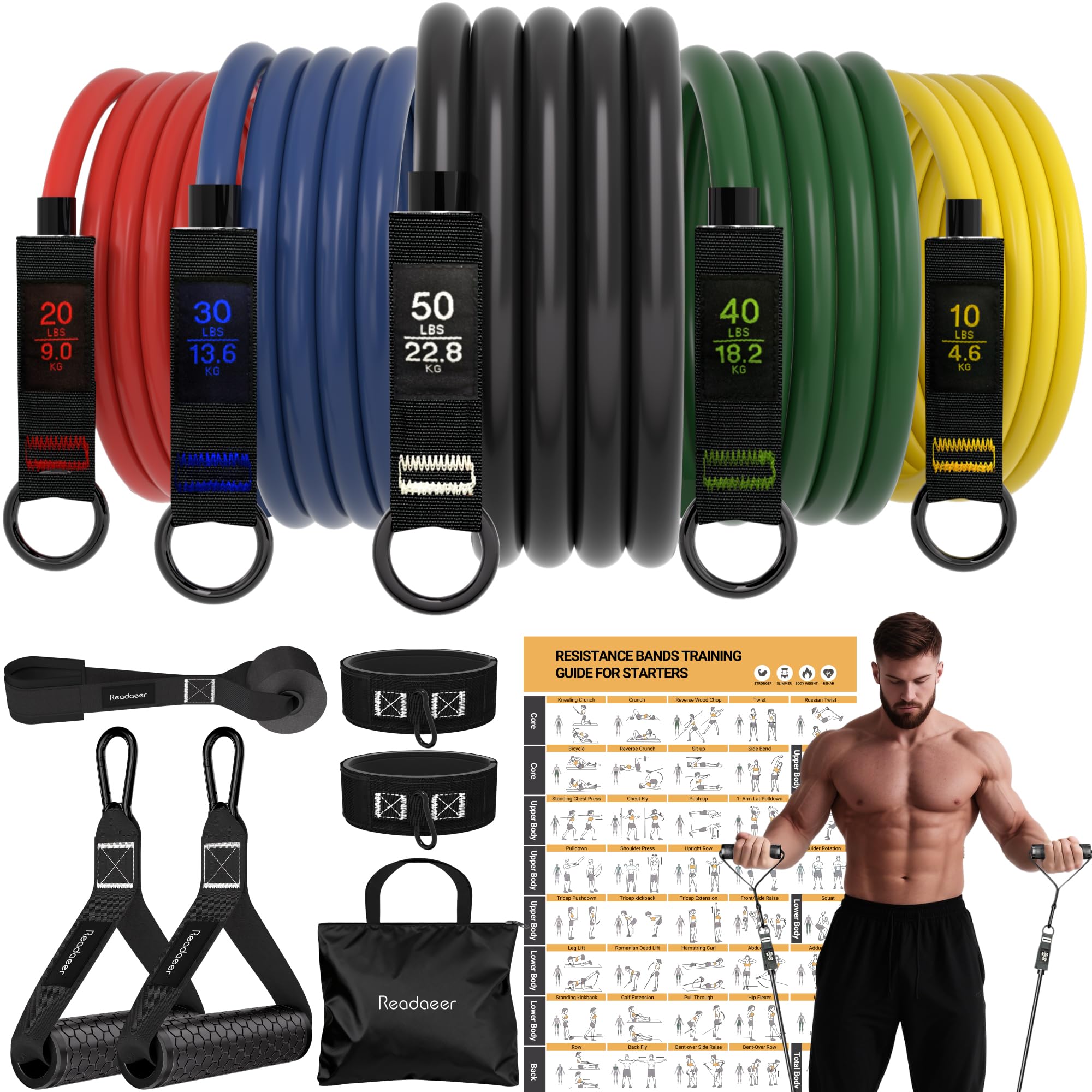 Resistance Bands Set with Handles