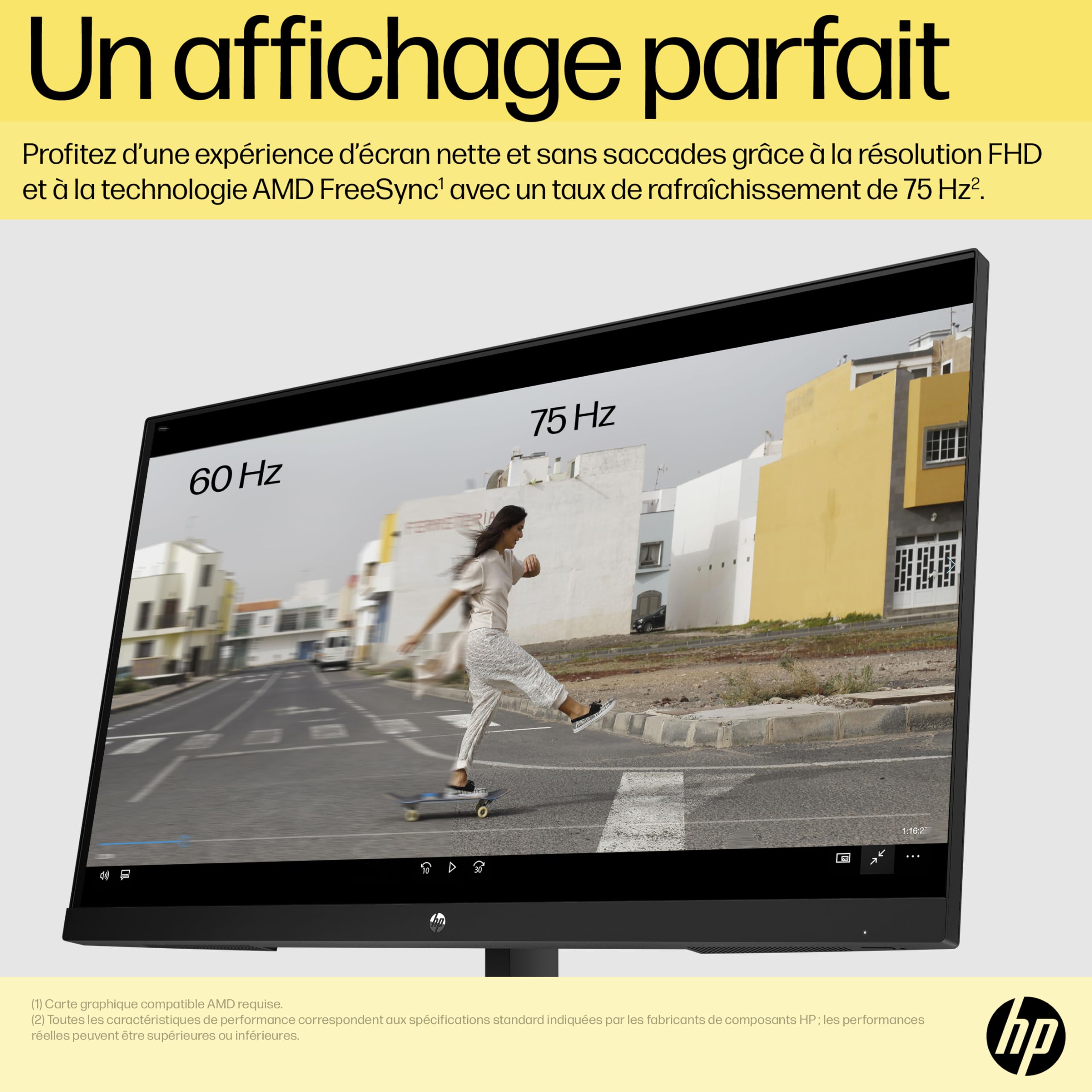 HP V27ie G5 68,6 cm (27") 1920 x 1080 Pixels Full HD Noir