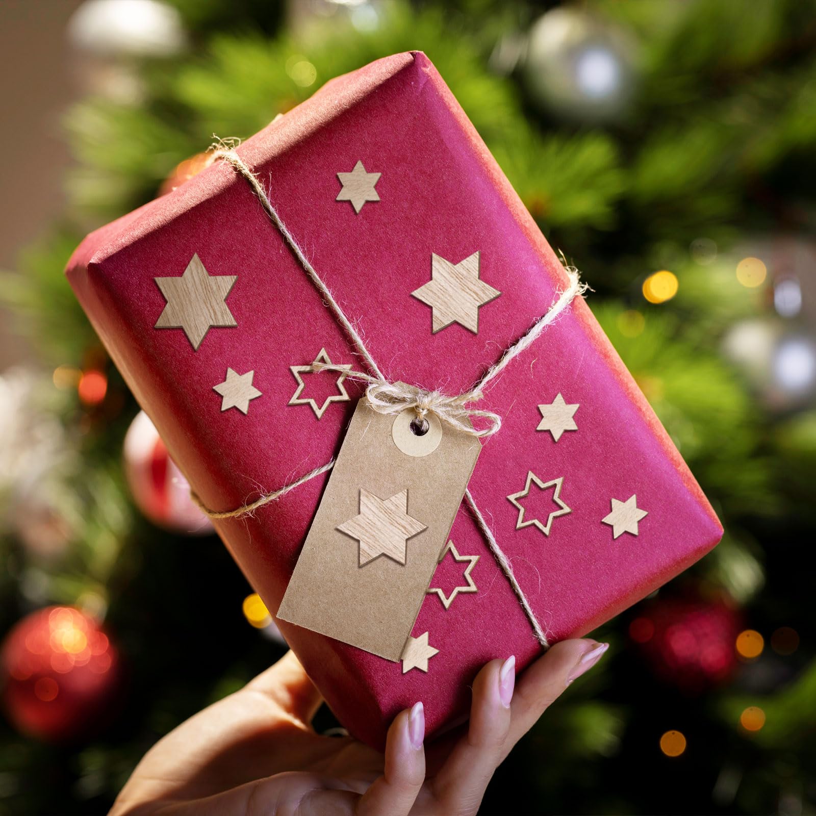 Etoile En Bois Décoration Bois Flammé Etoile De Noël Debout 15cm