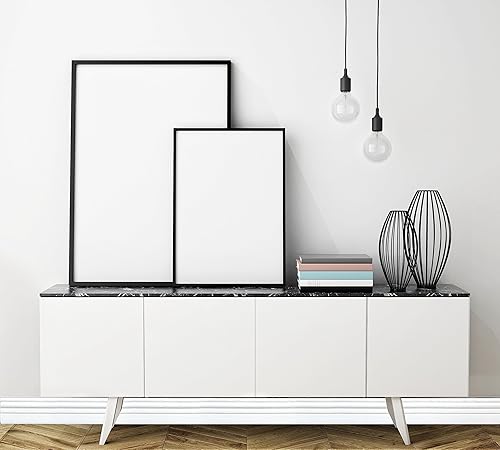 Miniatura 7 de KTINITK Moldura flexible para zócalo, 4 pulgadas de ancho x 9.8 pies de largo, base de pared de vinilo autoadhesiva, base de cala para despegar y