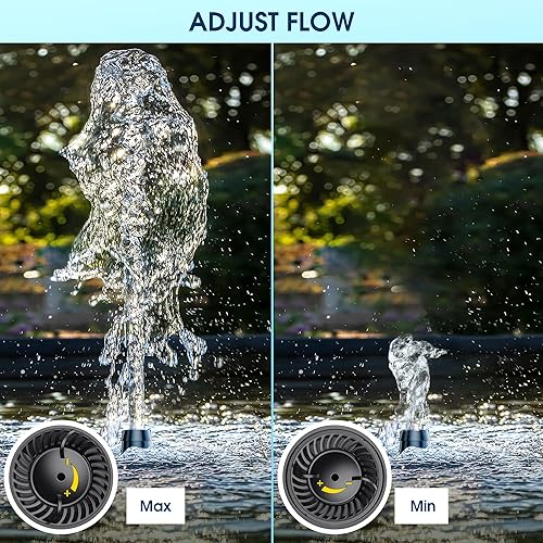 Miniatura 4 de NFESOLAR Bomba de agua sumergible de 1200 GPH, bomba sumergible ultra silenciosa con protección contra quemaduras en seco, elevación de 11 pies de