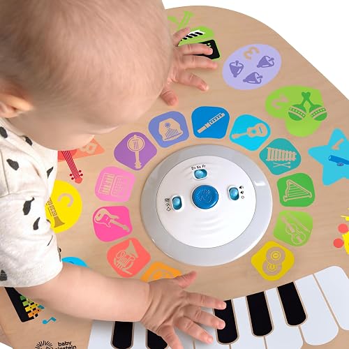 Baby Einstein, Hape, Table d’Activité de Jue Clever Composer Tune Table Magic Touch, Jouets Musicaux en Bois, 22 Instruments de Musique Électronique pour Enfants, à partir de 12 mois - 5