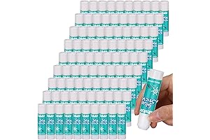 Zubebe Glue Sticks Classroom Pack: 200 Pcs Washable Glue Stick
