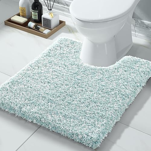 Miniatura 80 de Yimobra Alfombras de baño para baño, 32 x 20 pulgadas, ultra suaves y absorbentes de agua, alfombras de ducha de felpa antideslizantes, tapetes Gris