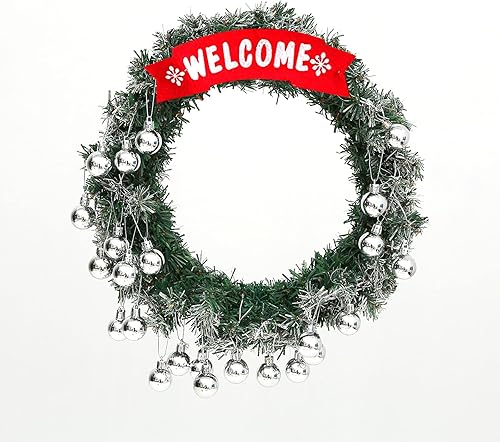 Miniatura 9 de TKYGU Juego de 6 bolas de Navidad de 1.18 pulgadas, 144 piezas inastillables de adornos para árbol de Navidad (plateado)