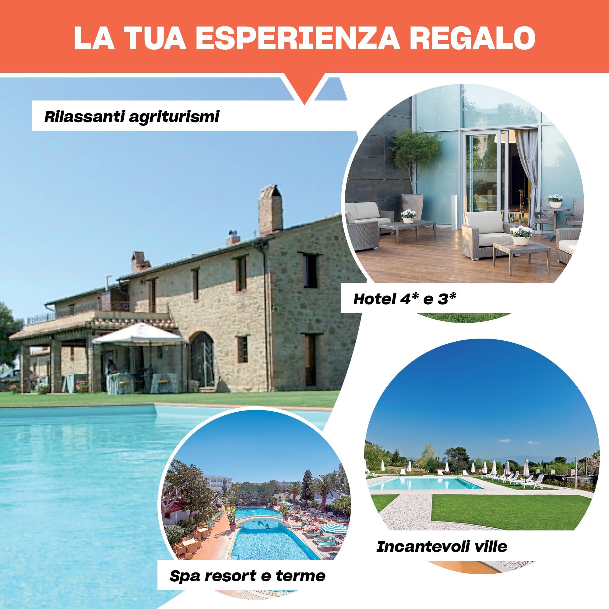 Smartbox - Cofanetto regalo 3 giorni con benessere - Idea regalo per Lui e Lei - 2 notti con colazione e pausa relax per 2 persone
