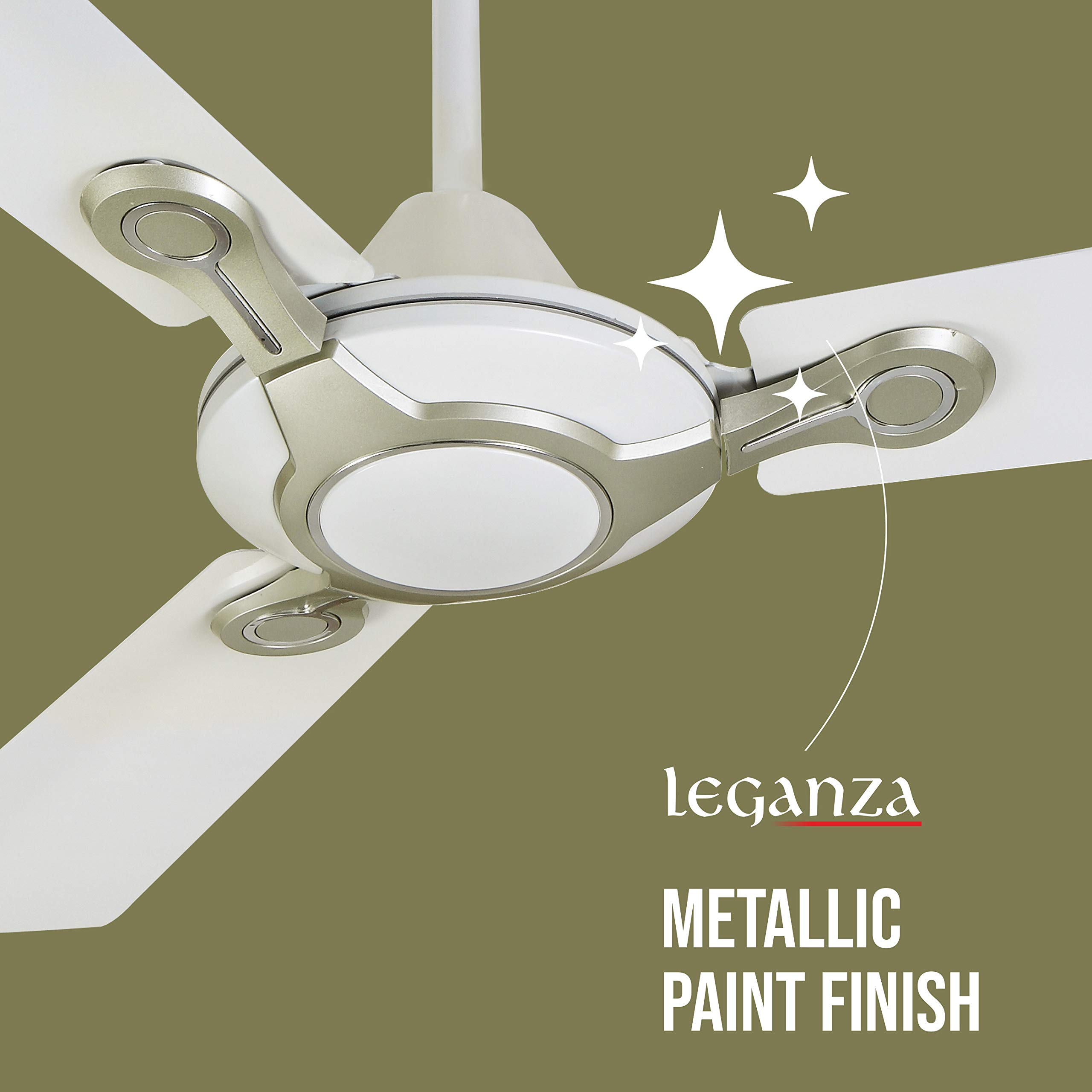 Havells Leganza Ceiling Fan - 4 Blades, Pearl White -5