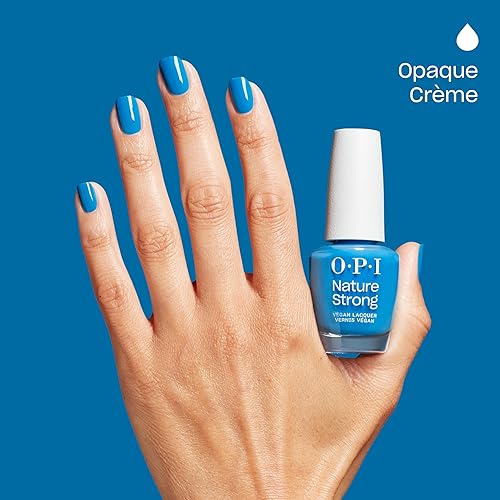 Miniatura 159 de OPI Nature Strong Natural Origin 3-Step System Botanical Base Coat, Top Coat, and Various Nail Polish Colors High Shine + Color Protection Por