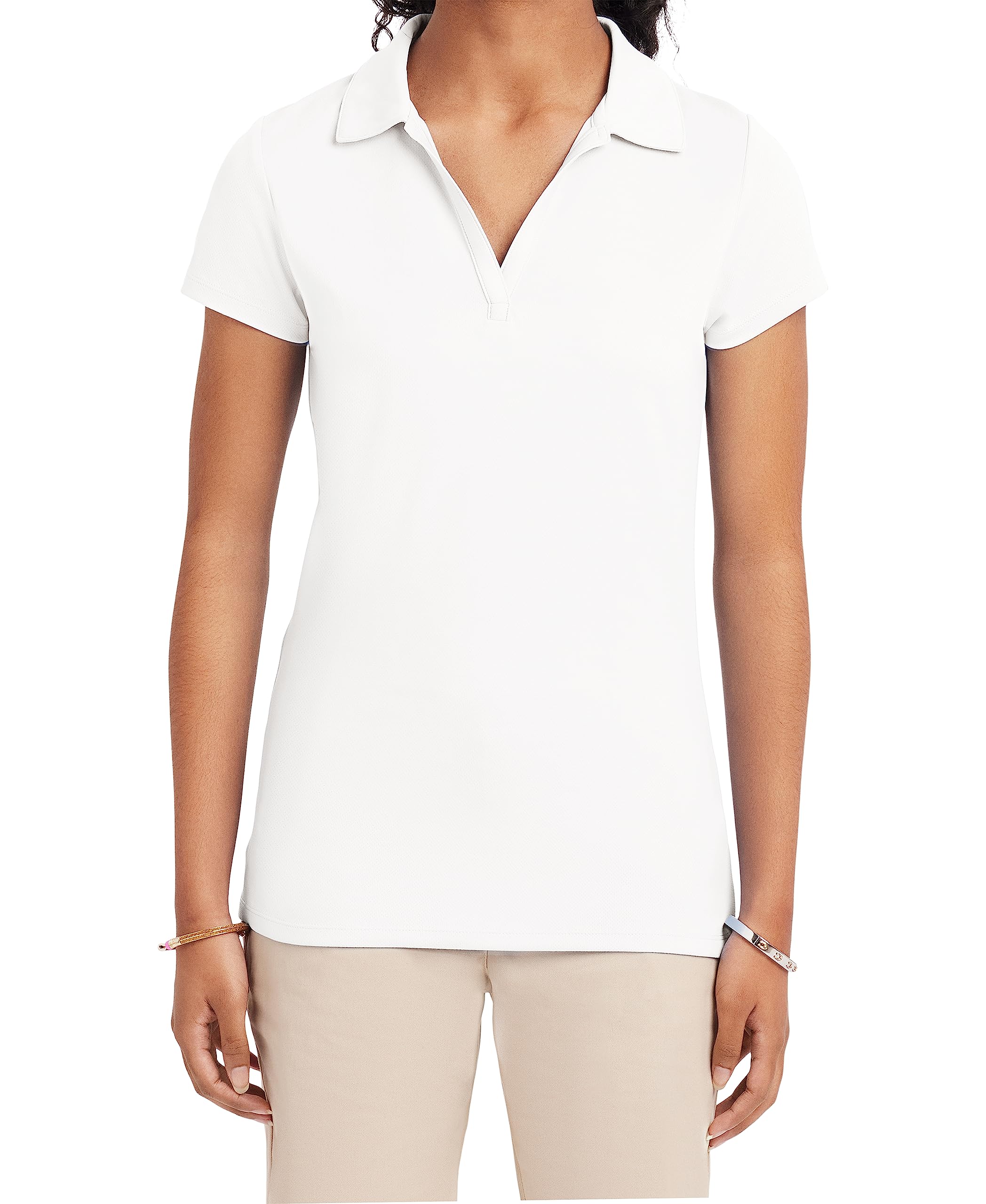 Nautica Juniors Uniform Short Sleeve Performance Polo