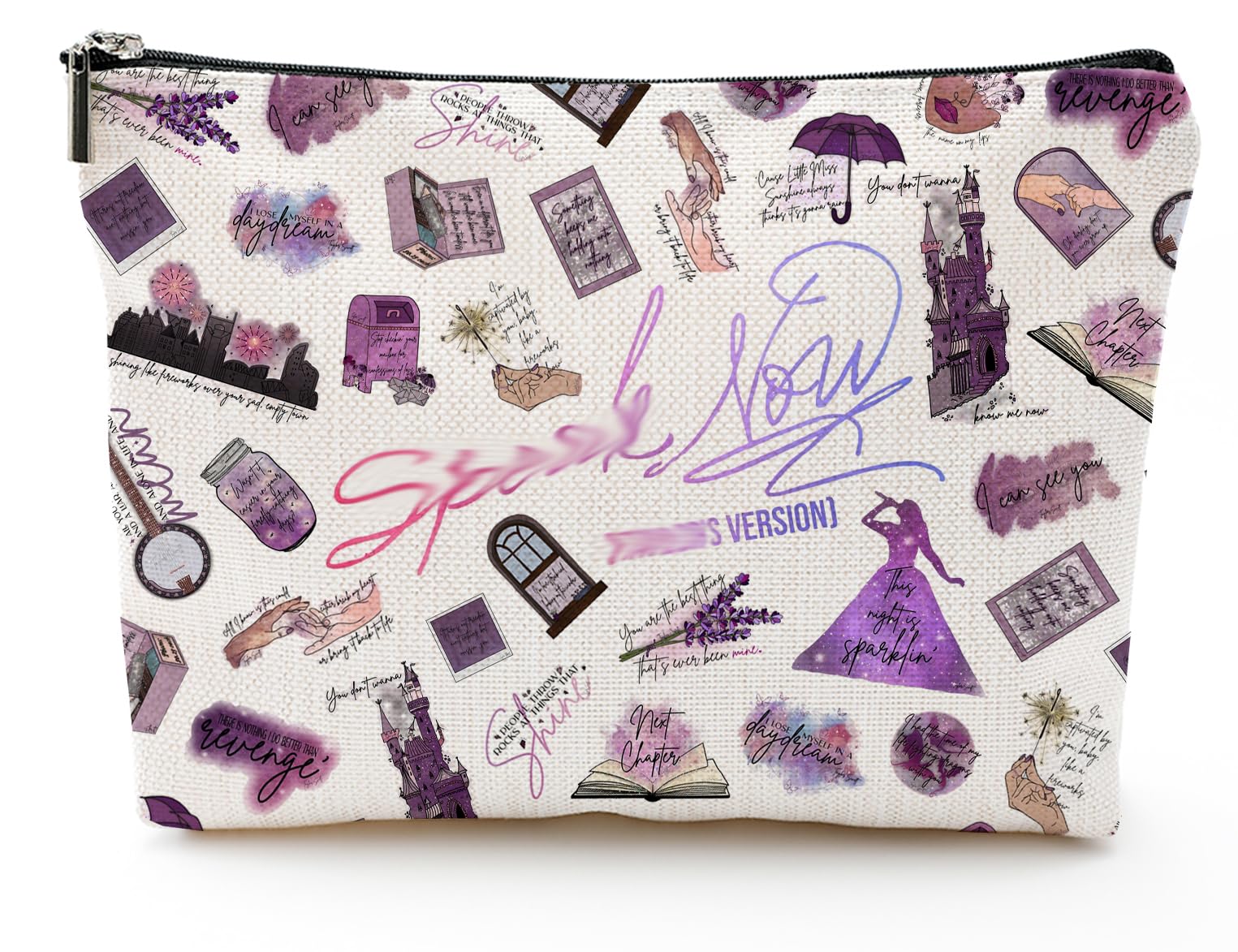 Singer Album Makeup Bag Singer Merch Cosmetic Bag for with All Songs In Album Fans,Womens and Girls Birthday Gifts