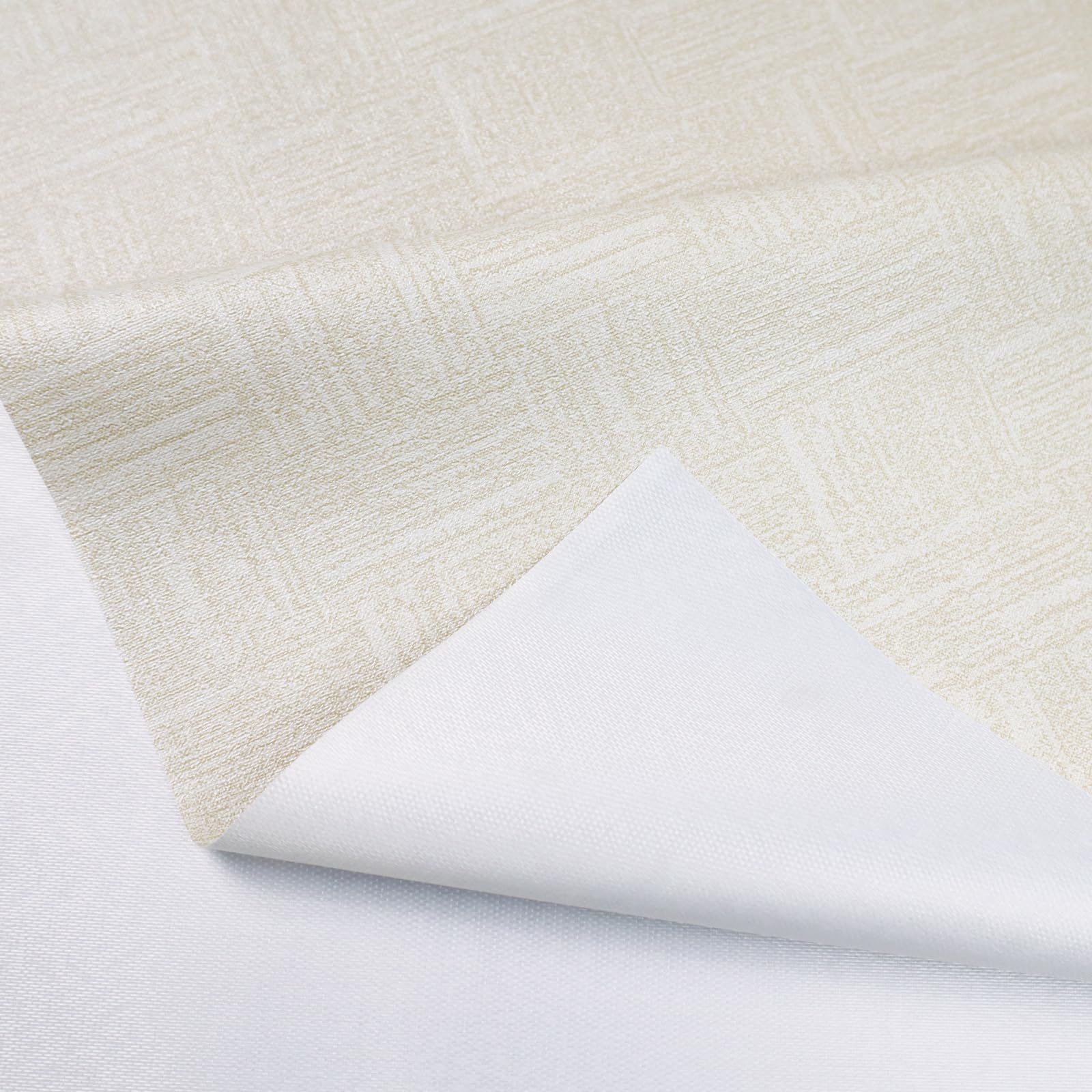 Kioscr Waterproof PVC Tablecloth - Rectangle Oil Proof Spill Proof Vinyl Cover For Dining Table