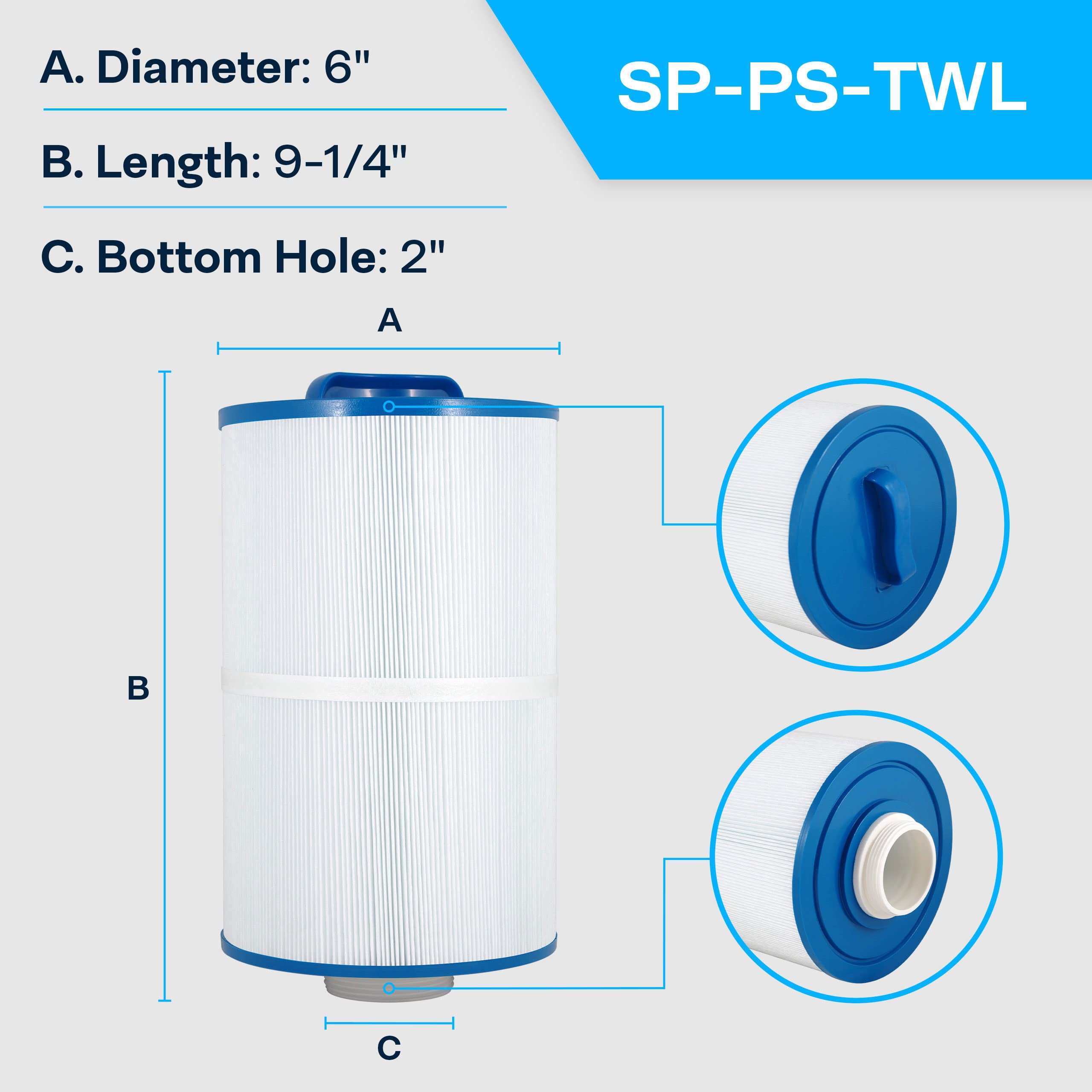 そうleqtiqueMAR Twilight Legacy Therapool PMA40L & F2M Filter Replacement