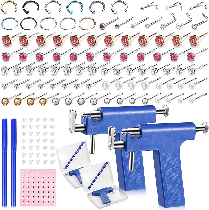 Kit para Piercing de Orelha Honoson com 158 Peças e Brincos