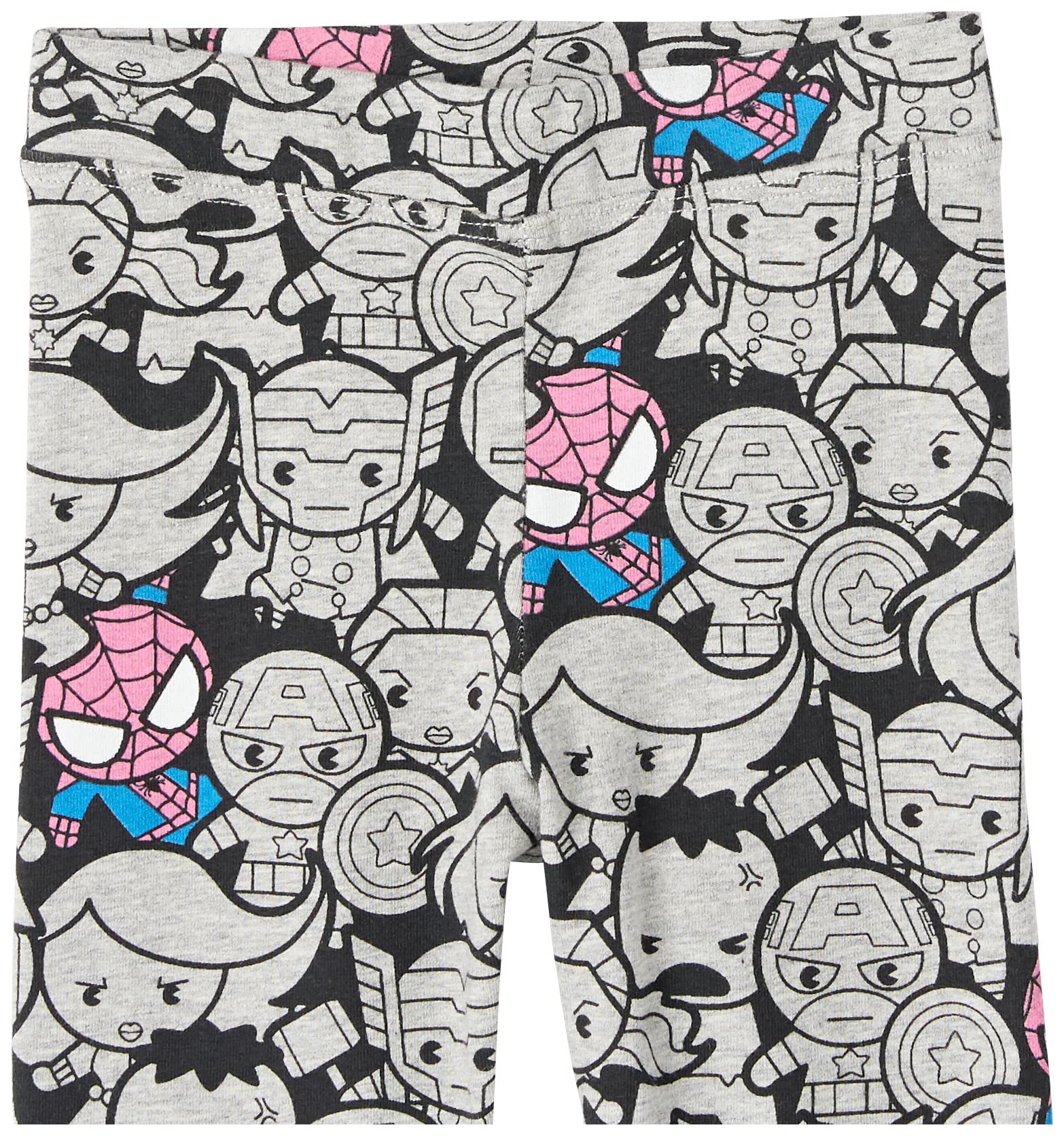 Amazon Essentials Disney | Marvel | Star Wars | Frozen | Princess Girls and Toddlers' Leggings, Multipacks - 4