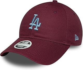 9Twenty League Essential MLB Los Angeles Dodgers Gorra de béisbol para mujer, color rojo oscuro